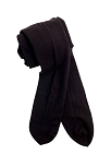 Herzlia Black Knitted Cotton Tights