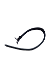 Herzlia Black Leather Belt